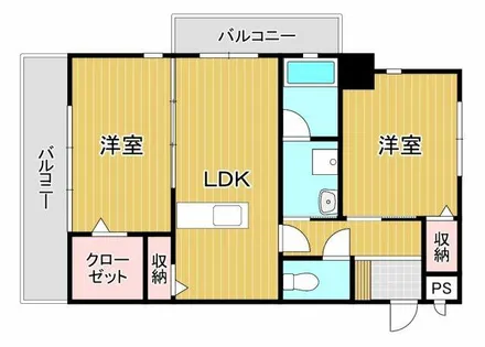 ジュピター【9階】の間取り