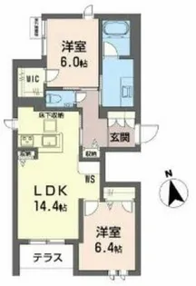 ShaMaison Wisteria【301号室】の間取り