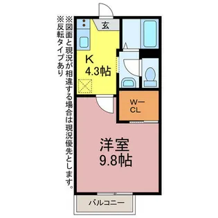 VILLA中島【2階】の間取り