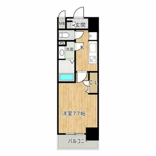 大阪府堺市西区鳳東町4丁【マンション】の間取り