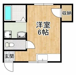 ひまわりハイツ【1階】の間取り