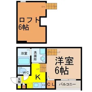 グリーンリーフ名城清水【1階】の間取り