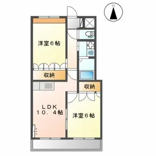 こもれび【2階】の間取り