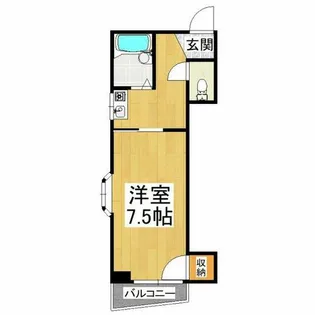 川辺ビル【4階】の間取り