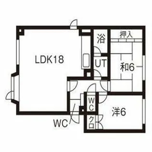 グロワール22【101号室】の間取り