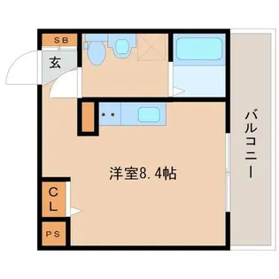 ノイヴェル出屋敷【3階】の間取り
