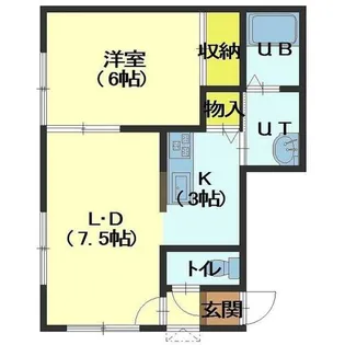 メゾンドK2【1-B号室】の間取り
