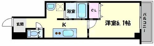 みおつくし杭全【10階】の間取り