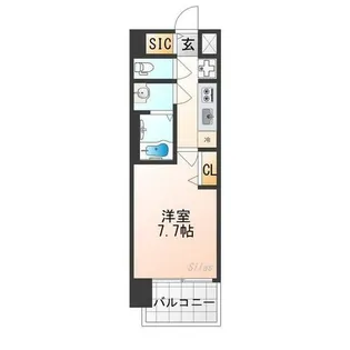 プレサンス大津京町ヴェリス【9階】の間取り