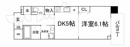 和宏一輝【7階】の間取り