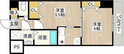 センターポイント吉志部【3階】の間取り