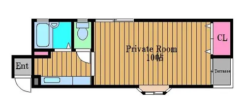 ハイツサンマルク【203号室】の間取り