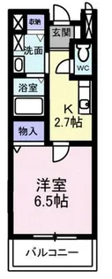 モン・ル ウエスト【2階】の間取り