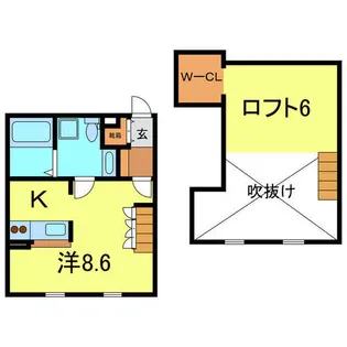 プリマグランデ安城 弐番館【103号室】の間取り