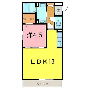サクセスⅢ【105号室】の間取り
