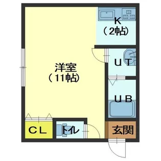 ヴェリテ【102号室】の間取り