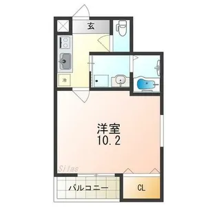 フジパレス堺南長尾Ⅲ番館【3階】の間取り