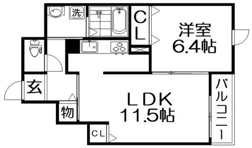 ネオ・シルフィール【305号室】の間取り