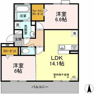 ルミナス【2階】の間取り