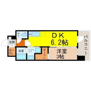 エステムコート名古屋セントリア【7階】の間取り
