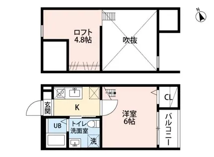 LUTELLAIII(ルテラスリー)【1階】の間取り