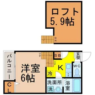 colors(カラーズ)【1階】の間取り
