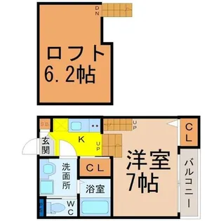 ウプサラ【2階】の間取り