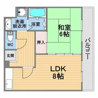 プティ・ソンム【2階】の間取り