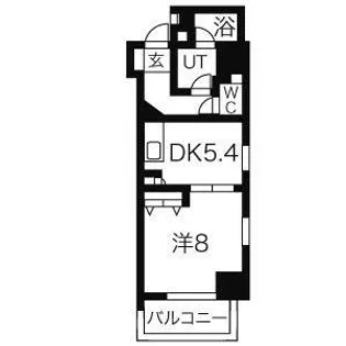meLiV鶴舞【4階】の間取り