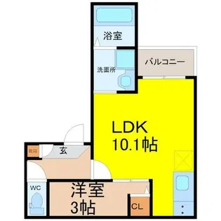 Jack kirihataⅡ【2階】の間取り