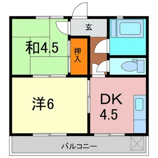 サンハイツ【306号室】の間取り