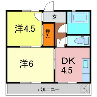 サンハイツ【306号室】の間取り