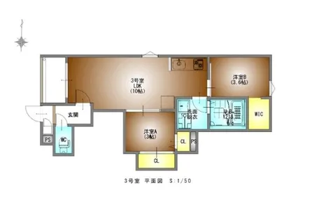 REGALEST鶴里駅前【2階】の間取り