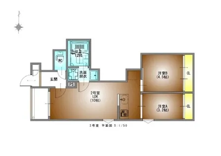 REGALEST鶴里駅前【2階】の間取り