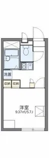 レオパレス陶器【204号室】の間取り