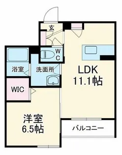 ShaMaison花水木【3階】の間取り