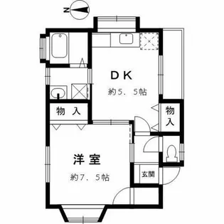久野マンション【2階】の間取り