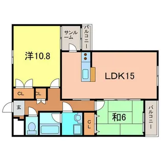 APーV【2階】の間取り