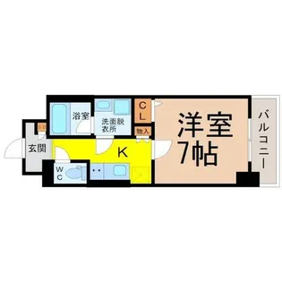 アクアコート大曽根【9階】の間取り