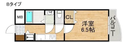 ロンシャン【4階】の間取り