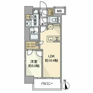 オープンレジデンシア今池【7階】の間取り