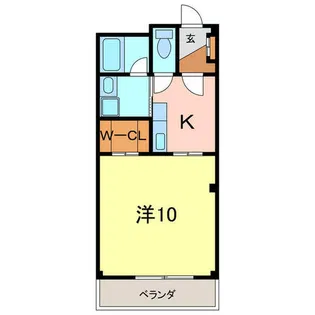 プルミエール重原【1階】の間取り