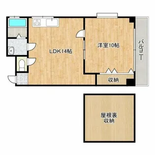 モーリスメゾン【3階】の間取り