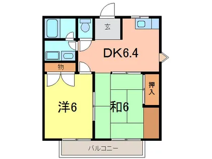 ゴールドタウン【2階】の間取り
