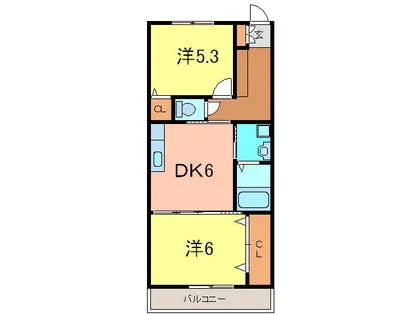 プレミール【202号室】の間取り