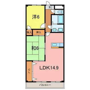 Belle demeure【4階】の間取り