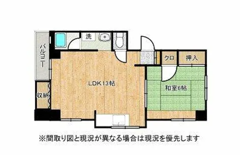 熊西マルヤビル【201号室】の間取り