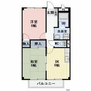 Surplus Two宇塚【1階】の間取り