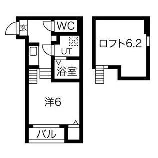 stage鶴舞【1階】の間取り