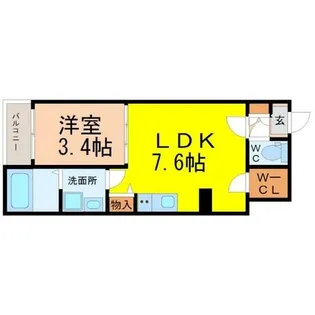 イルフィオーレ【3階】の間取り
